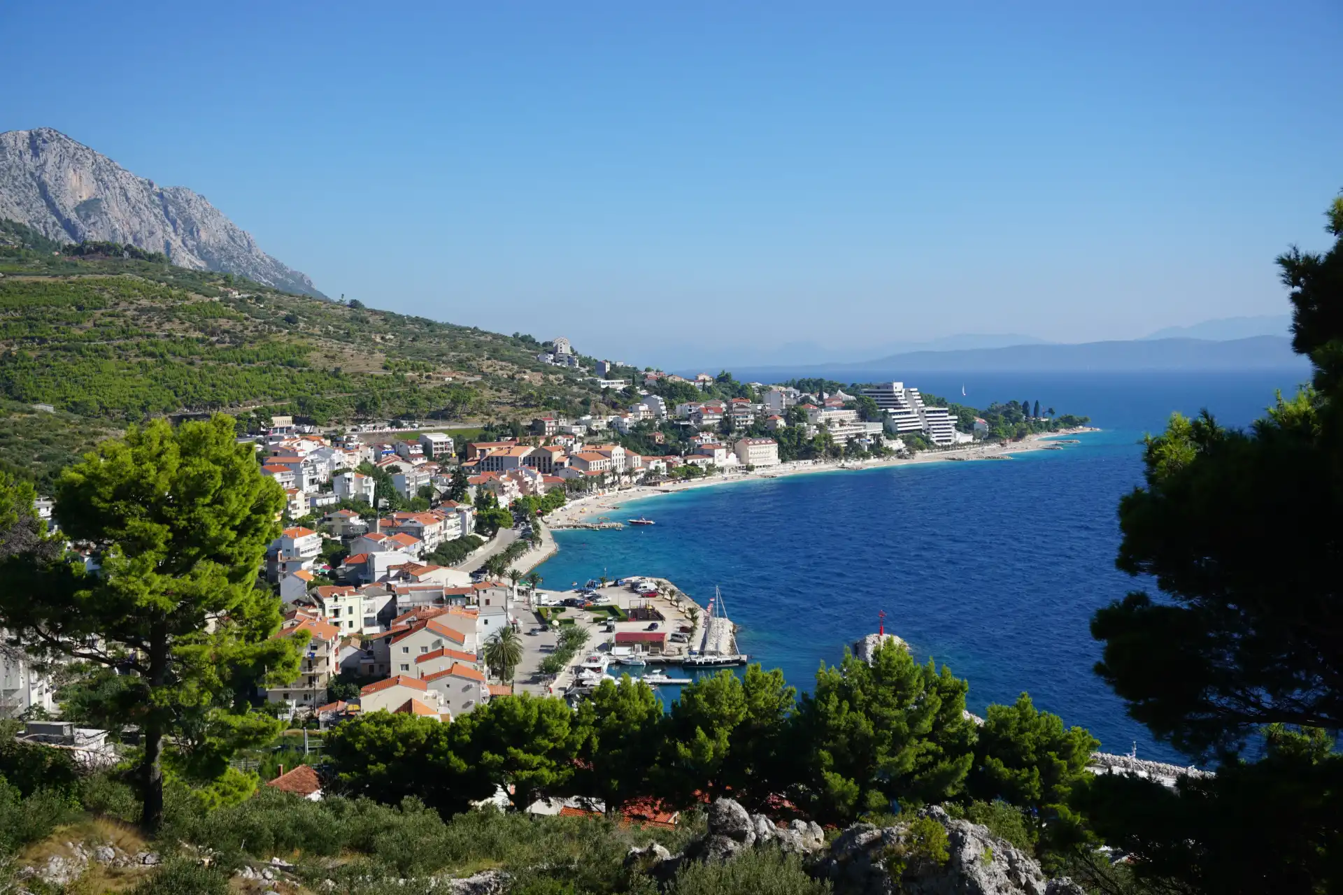 Podgora beach Makarska Riviera Croatia